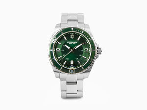 Reloj de Cuarzo Victorinox Maverick, Verde, 43 mm, Brazalete de acero, V241934