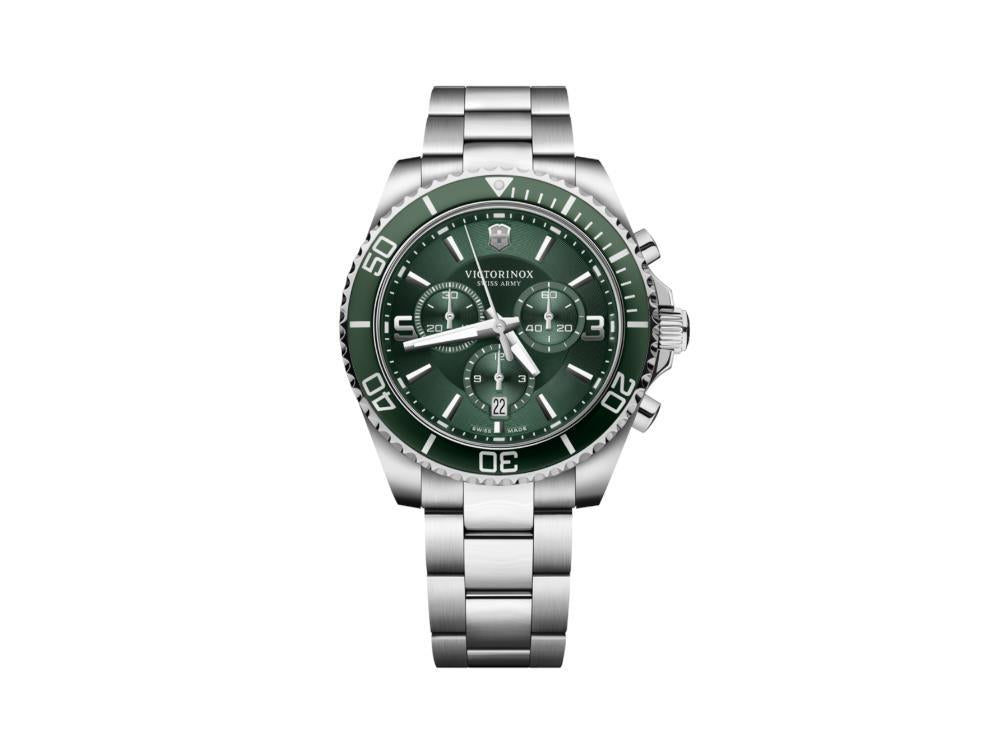 Reloj de Cuarzo Victorinox Maverick Chronograph, Verde, 43 mm, V241946