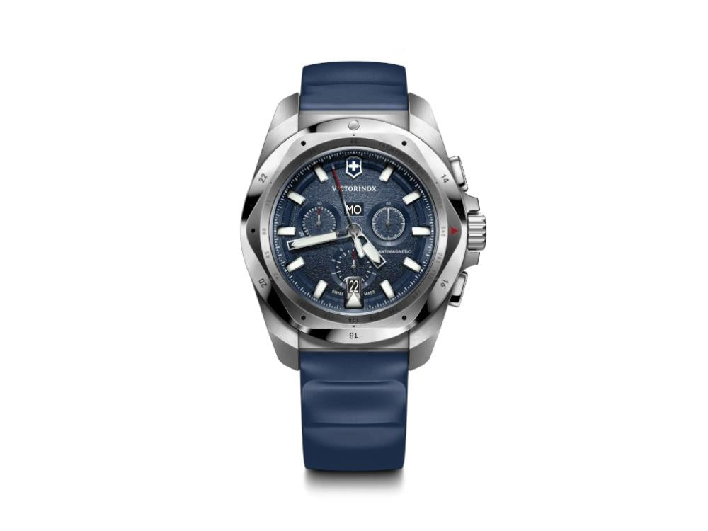 Reloj de Cuarzo Victorinox I.N.O.X. Chrono, Azul, 43 mm, V241984