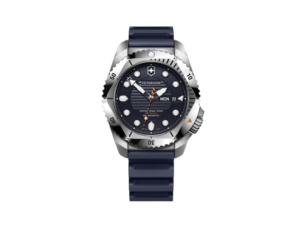 Reloj Automático Victorinox Dive Pro, Azul, 43 mm, 30 atm, Día, V241995