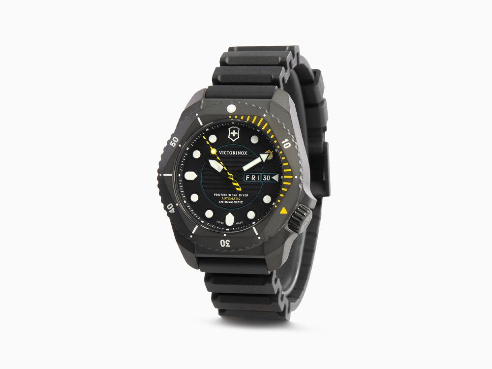 Reloj Automático Victorinox Dive Pro, Titanio PVD, Negro, 43 mm, 30 atm, V241997