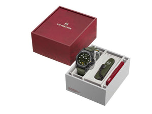 Reloj Automático Victorinox I.N.O.X., Fibra de Carbono, Verde, 41 mm, V242021.1