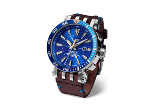 Reloj Automático Vostok Europe Energia II GMT, Azul, Ed Limitada, NH34-575A716