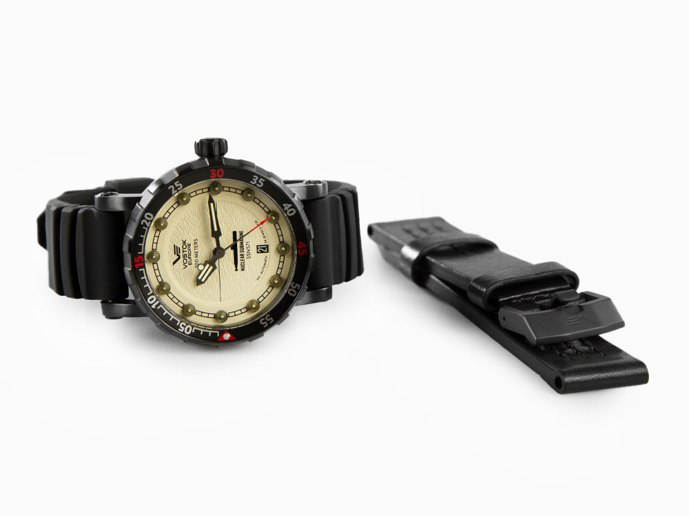 Reloj Automático Vostok Europe Nuclear Submarine, Gris, NH35A-571C607-L-BK