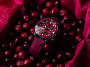 Reloj de Cuarzo Vostok Europe Undiné Cranberry, Edición Limitada, VK68-515A774