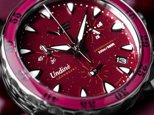 Reloj de Cuarzo Vostok Europe Undiné Cranberry, Edición Limitada, VK68-515A774