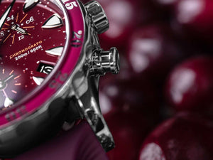 Reloj de Cuarzo Vostok Europe Undiné Cranberry, Edición Limitada, VK68-515A774