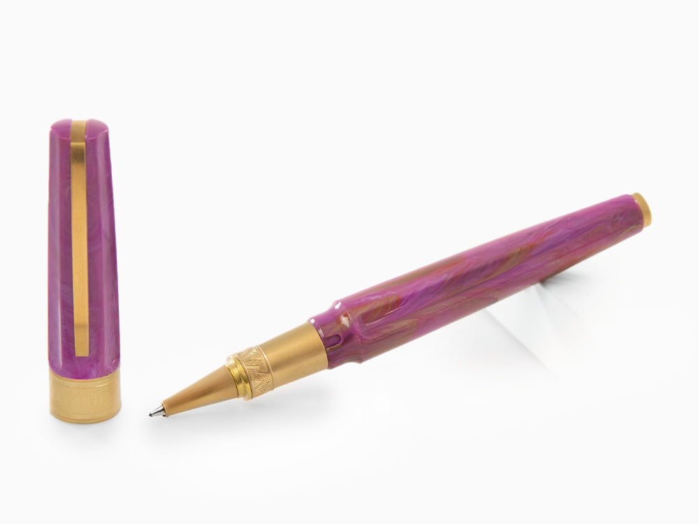 Roller Visconti Mirage Mythos Afrodite, PVD Oro, Morado KP07-14-RB