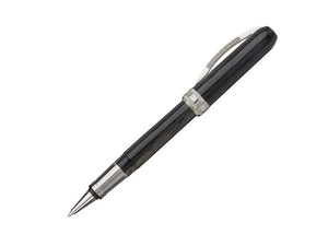 Roller Visconti Rembrandt-S Black, Resina, Adornos en rutenio, KP10-27-RB