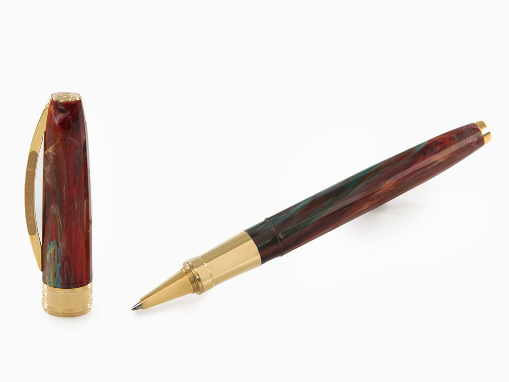 Roller Visconti Van Gogh Flowering Plum Orchard, Rojo, KP12-23-RB