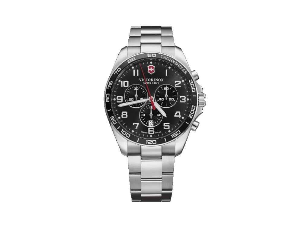 Reloj de Cuarzo Victorinox Fieldforce Classic Chrono, Negro, 42 mm, V241899