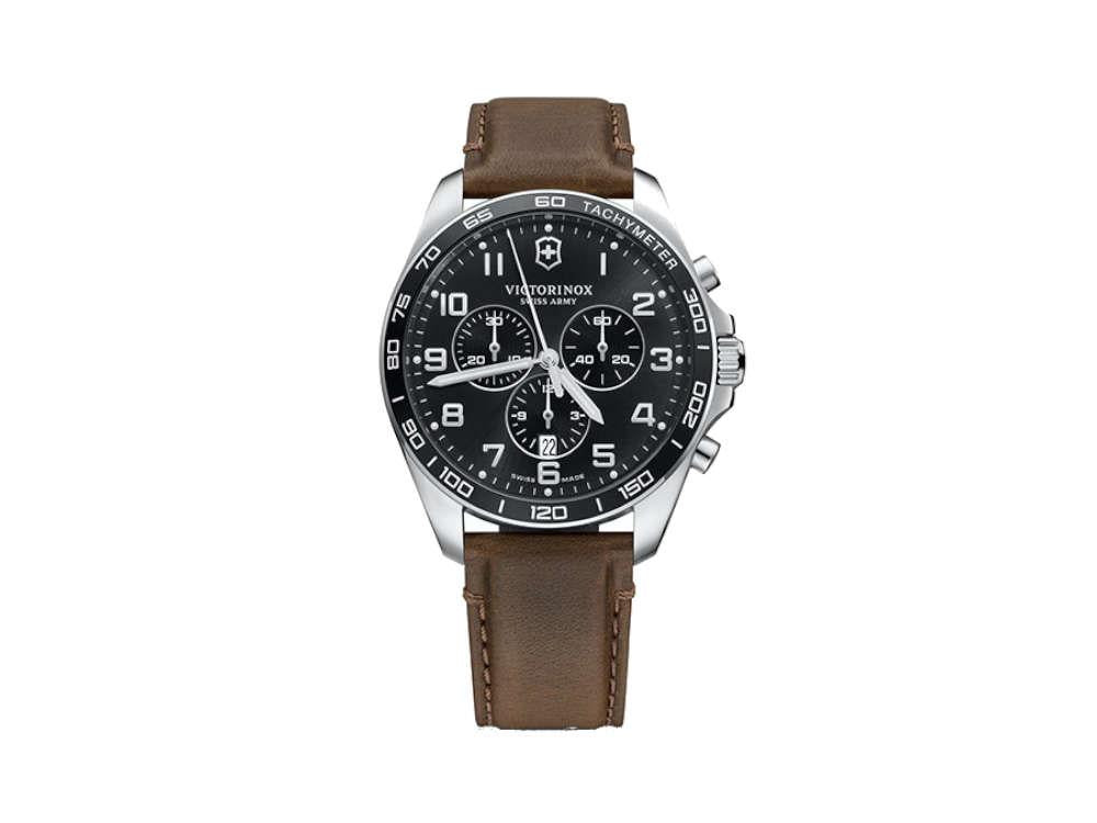 Reloj de Cuarzo Victorinox Fieldforce Classic Chrono, Negro, 42 mm, V241928