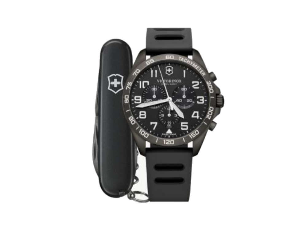 Reloj de Cuarzo Victorinox Fieldforce Sport Chrono, Negro, 42 mm, V241926.1