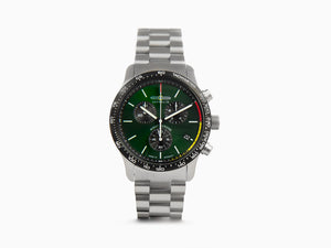 Reloj de Cuarzo Zeppelin Night Cruise, Verde, 42 mm, Cronógrafo, Día, 7288M-4