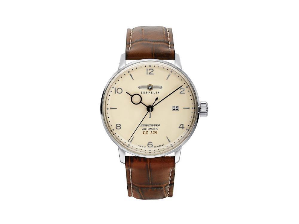 Reloj Automático Zeppelin LZ 129 Hindenburg, Beige, 40 mm, Día, Piel, 8062-5