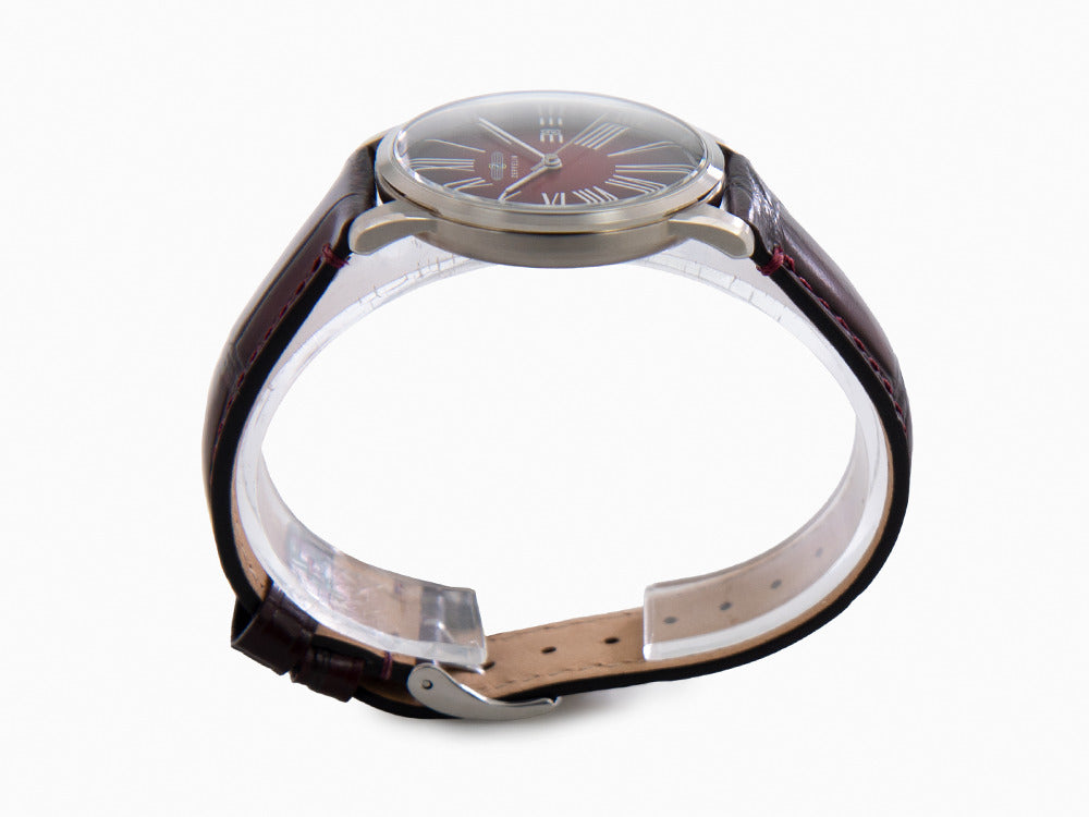 Reloj de Cuarzo Zeppelin Flatline Lady, Burdeos, 36 mm, 8345-5