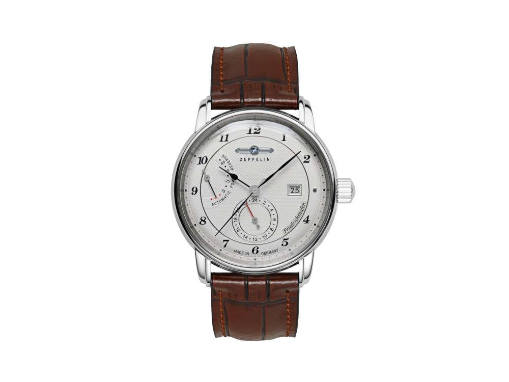 Reloj Automático Zeppelin Friedrichshafen, Blanco, 42 mm, Día, 8590-1