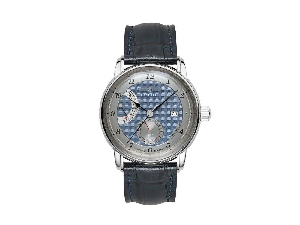 Reloj Automático Zeppelin Friedrichshafen, Azul, 42 mm, Día, 8590-3