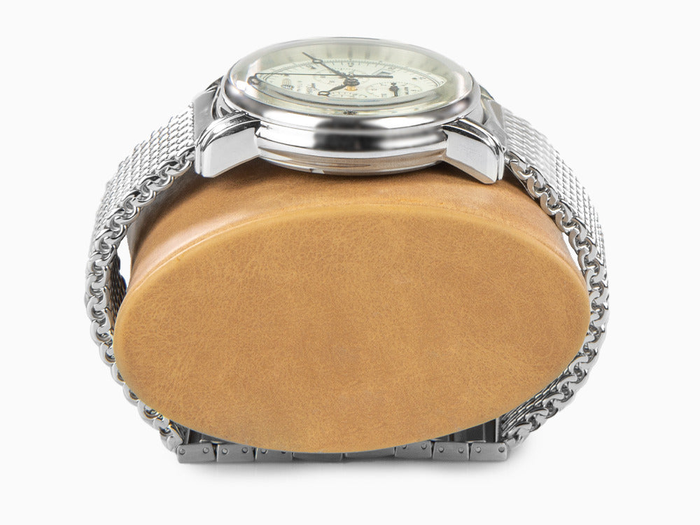 Reloj Zeppelin 100 Years Zeppelin Ed. 1, Beige, 42 mm, Día, Milanesa, 8680M-3