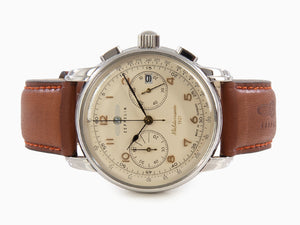 Reloj de Cuarzo Zeppelin Méditerranée Chrono, Beige, 40 mm, Día, 9670-5