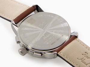 Reloj de Cuarzo Zeppelin Méditerranée Chrono, Beige, 40 mm, Día, 9670-5