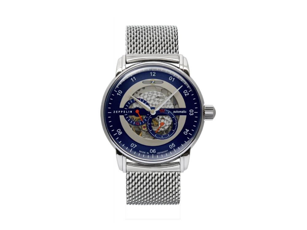 Reloj Automático Zeppelin Captain Line, Azul, 43 mm, 8664M-3