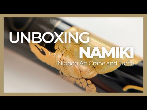 Roller Namiki Tradition Turtle and Crane, Laca, Adornos en oro, BLN-35SM-7-TK