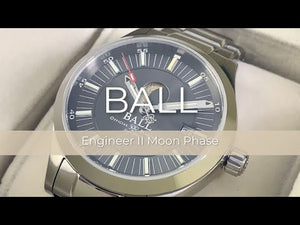 Reloj Automático Ball Engineer II Moon Phase, Ball RR1801, 41 mm, NM2282C-SJ-GY