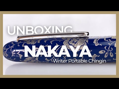 Pluma Estilográfica Nakaya Writer Portable Chingin, Ebonita