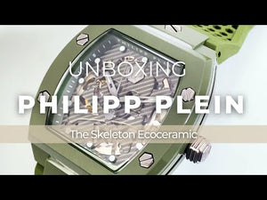 Reloj Automático Philipp Plein The Skeleton Ecoceramic, Verde, 44 mm, PWVBA0223