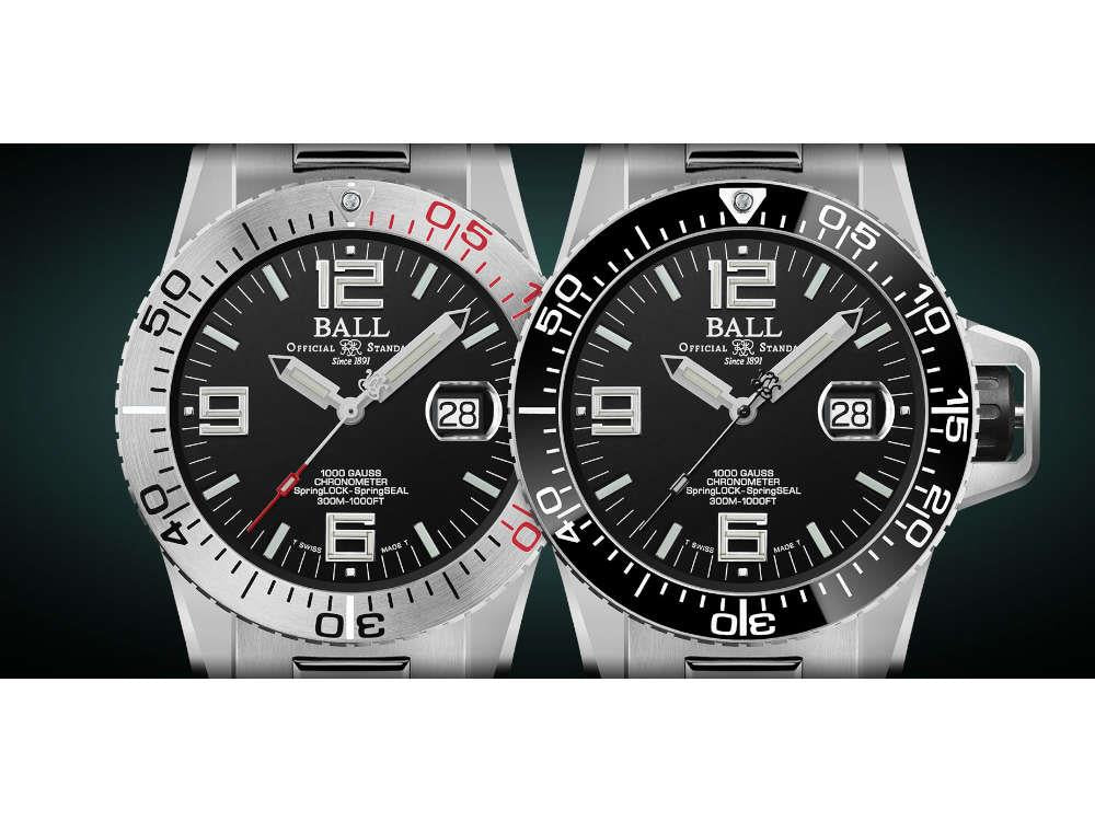 Reloj Automático Ball Engineer Hydrocarbon EOD, Negro, 42 mm, DM3200A-S2C-BK