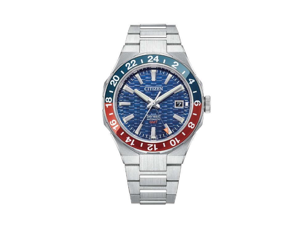 Reloj Automático Citizen Series8GMT, 9054, 41 mm, Azul, 10 atm, NB6030-59L