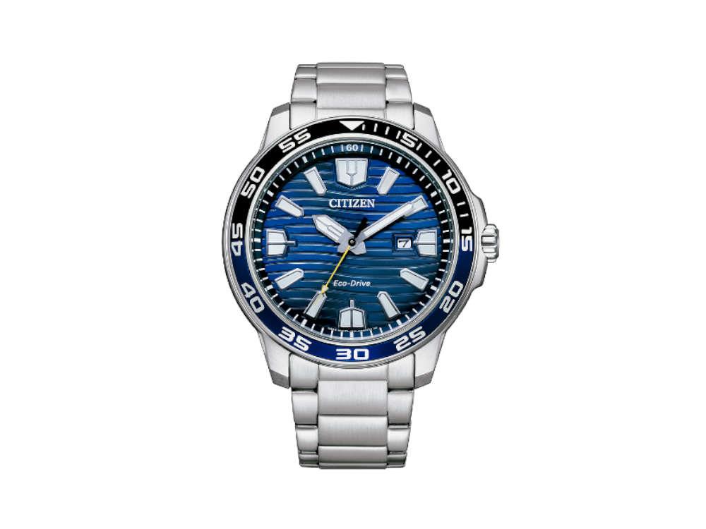 Reloj de Cuarzo Citizen OF, Azul, 45,5mm, 10 atm, AW1525-81L