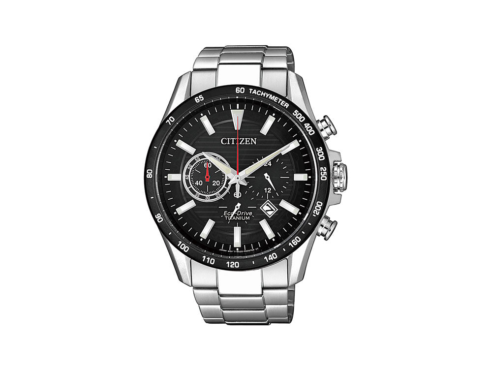 Reloj de Cuarzo Citizen Super Titanium Crono Black Bezel, 42,5 mm, CA4444-82E