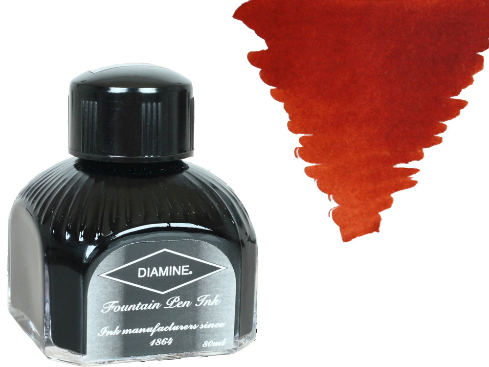 Tintero Diamine, 80ml., Ancient Copper, Cristal italiano