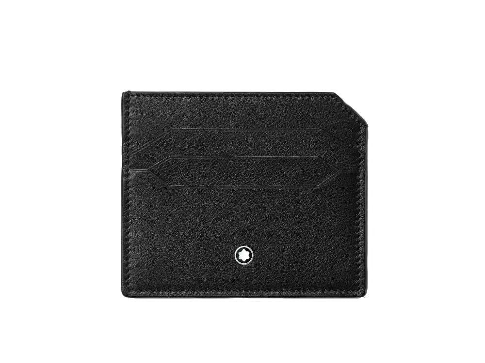 Tarjetero Montblanc Meisterstück Selection Soft, Piel, Negro, 6 Tarjetas, 130049