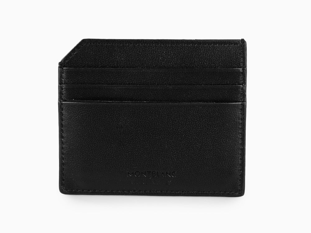 Tarjetero Montblanc Meisterstück Selection Soft, Piel, Negro, 6 Tarjetas, 130049