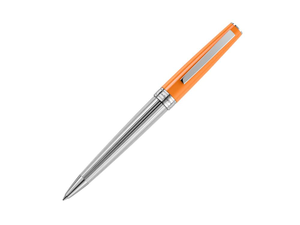 Bolígrafo Montegrappa Armonia Duetto, Acero, Naranja, ISA1MBAO