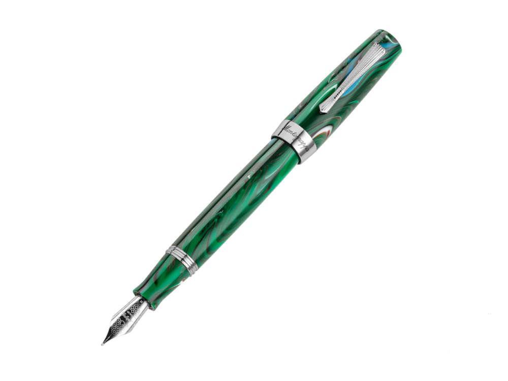 Pluma Estilográfica Montegrappa Elmo 02 Cortina, Acero, ISE2R-AG