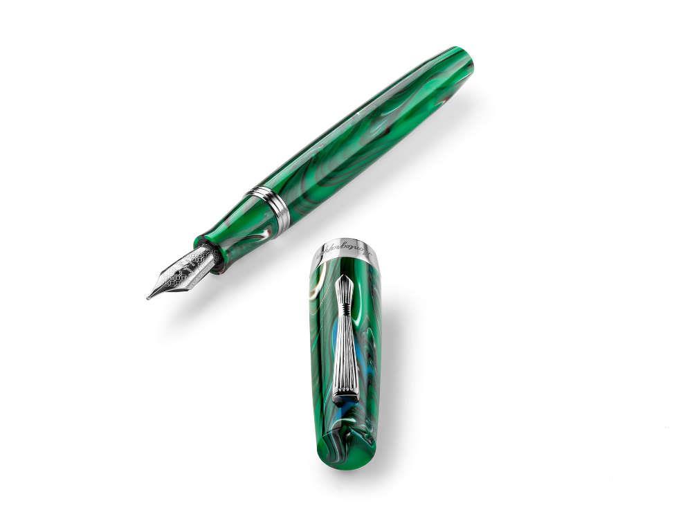 Pluma Estilográfica Montegrappa Elmo 02 Cortina, Acero, ISE2R-AG