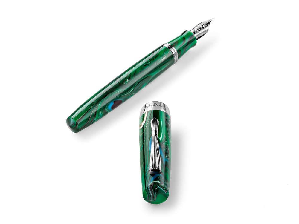 Pluma Estilográfica Montegrappa Elmo 02 Cortina, Acero, ISE2R-AG