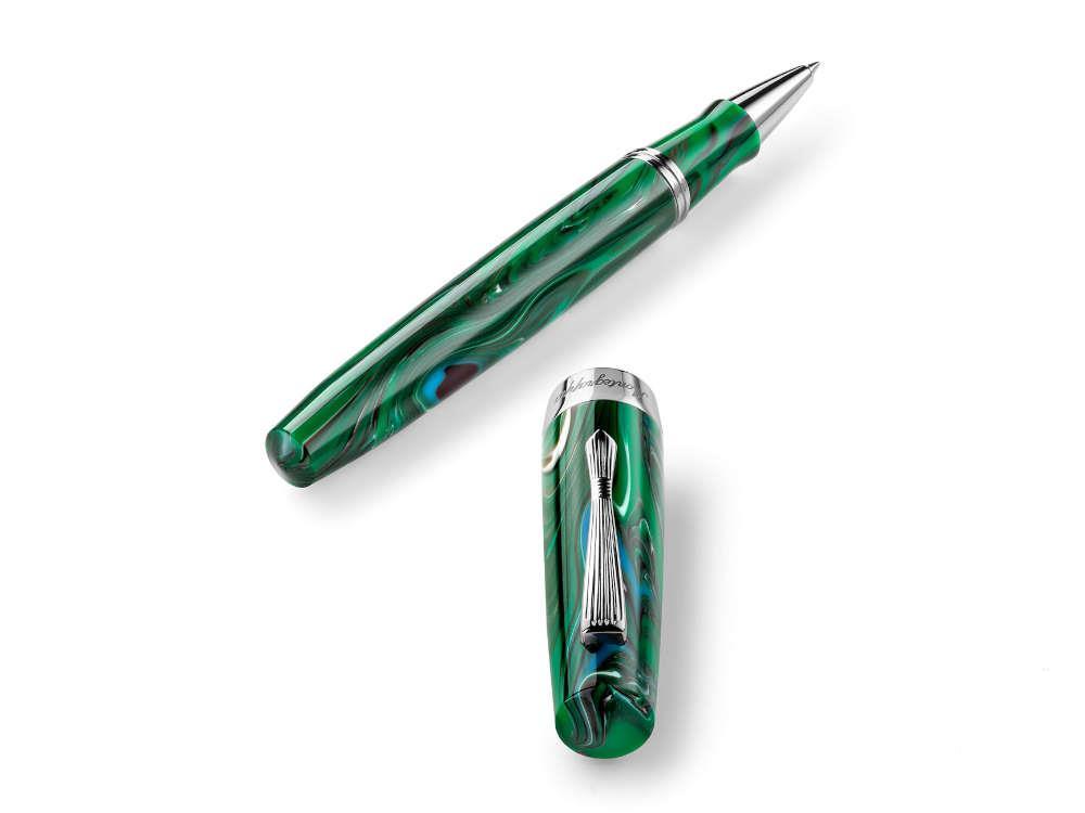 Roller Montegrappa Elmo 02 Cortina, Resina, Acero Inoxidable, ISE2RRAG