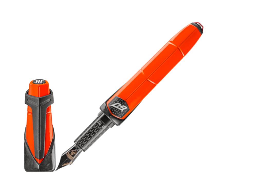 Pluma Montegrappa Automobili Lamborghini 60° Arancio Apodis, ISLAN-UO