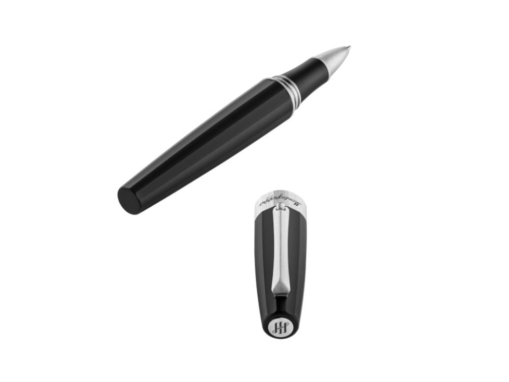 Roller Montegrappa Magnifica, Resina Negra, ISNGRRAC