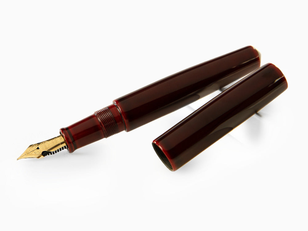 Pluma Estilográfica Nakaya Cigar Piccolo Aka-Tamenuri, Plumín Elástico