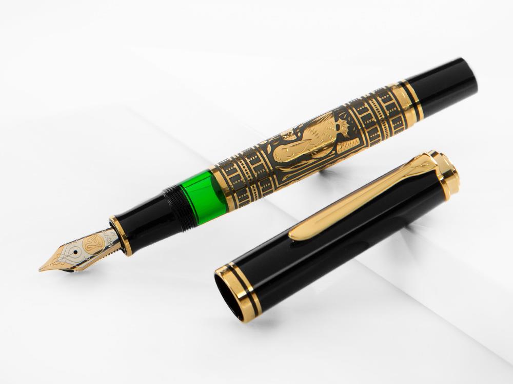 Pluma Estilográfica Pelikan Toledo M900, Oro, Resina, 921387