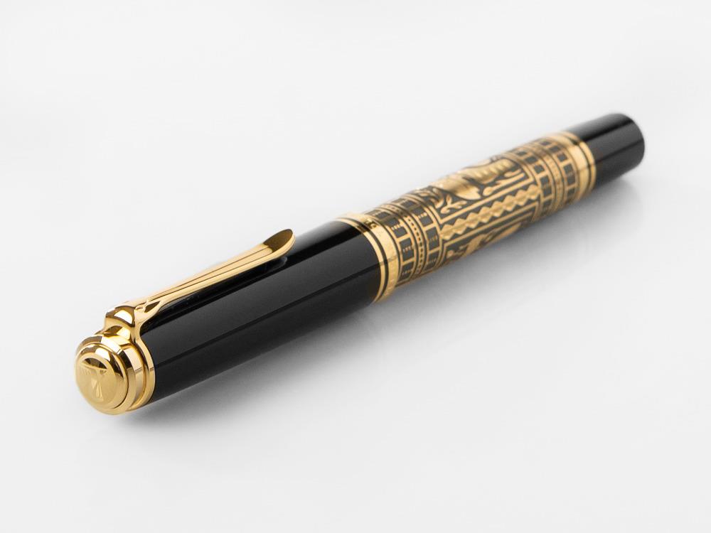 Pluma Estilográfica Pelikan Toledo M900, Oro, Resina, 921387