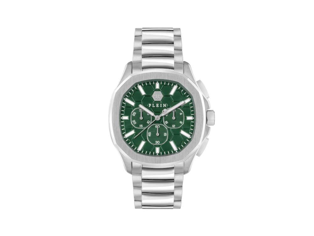 Reloj de Cuarzo Philipp Plein 44 mm, Verde, Cristal mineral, PWSAA0223