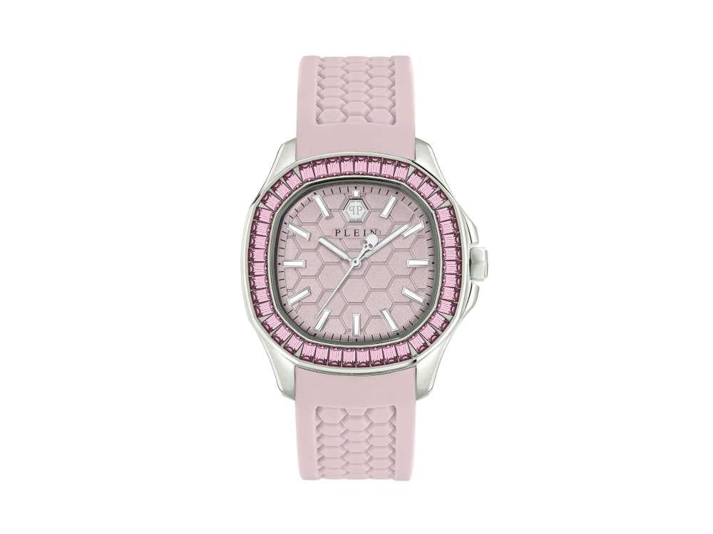 Reloj de Cuarzo Philipp Plein Lady, Rosa, 38 mm, Cristal mineral, PWTAA0123