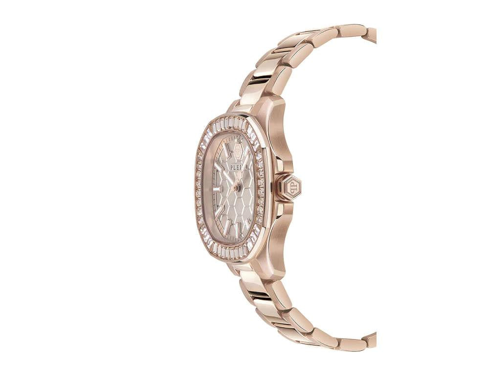 Reloj de Cuarzo Philipp Plein Lady, PVD Oro Rosa, Gris Topo, 38 mm, PWTAA0723